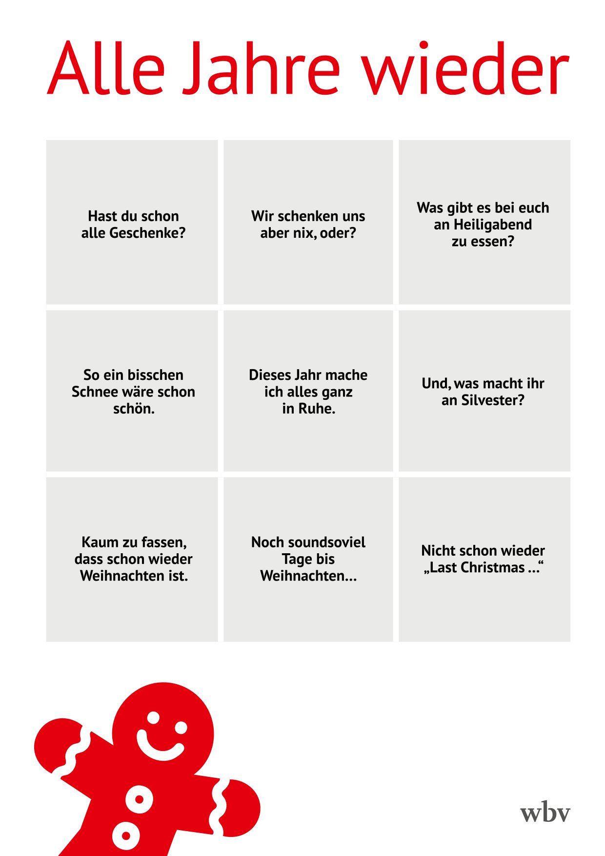 Weihnachtsbingo