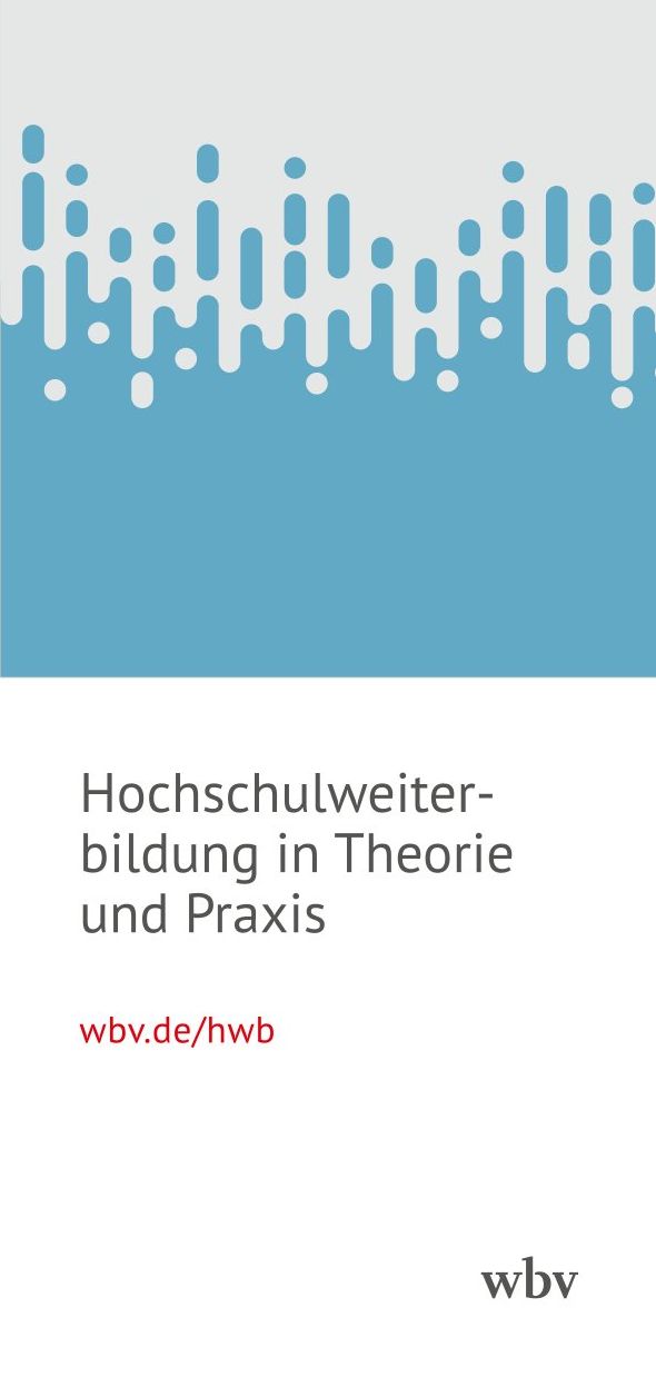 Flyer Hochschulweiterbildung in Theorie und Praxis