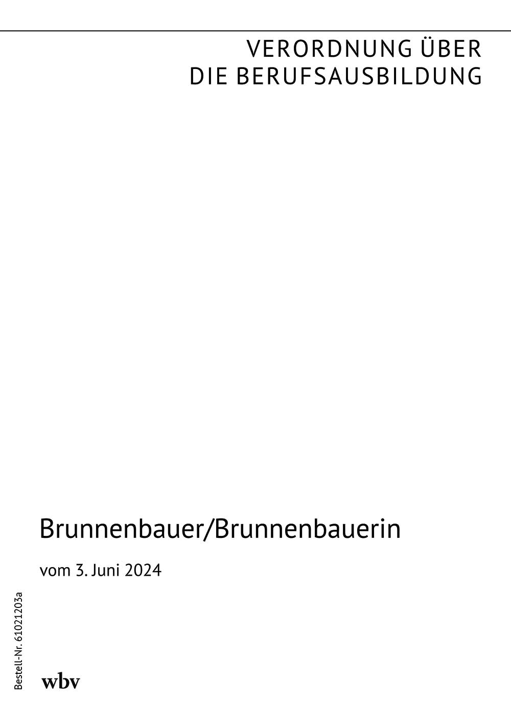 Brunnenbauer/Brunnenbauerin