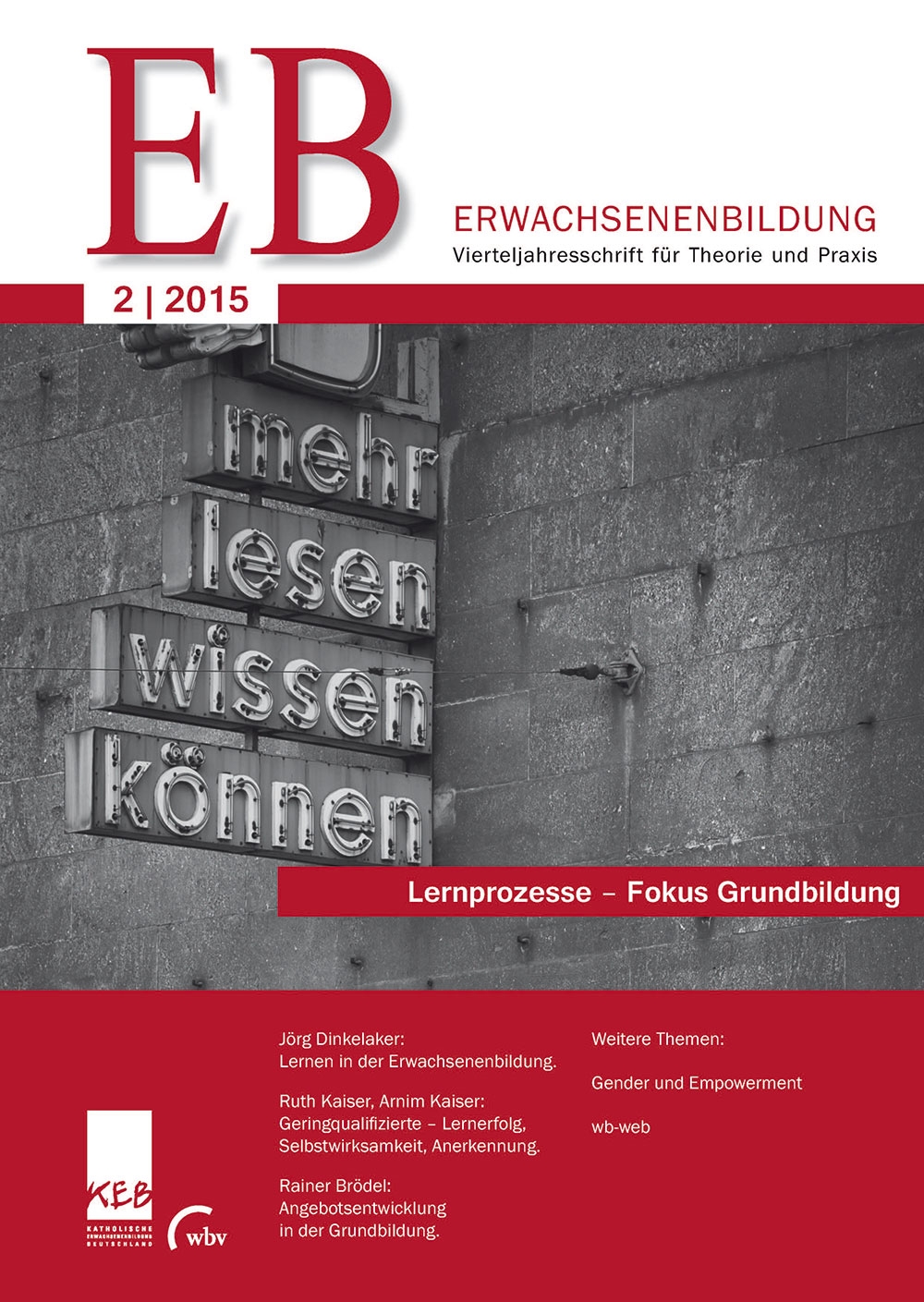 EB Erwachsenenbildung 02/2015