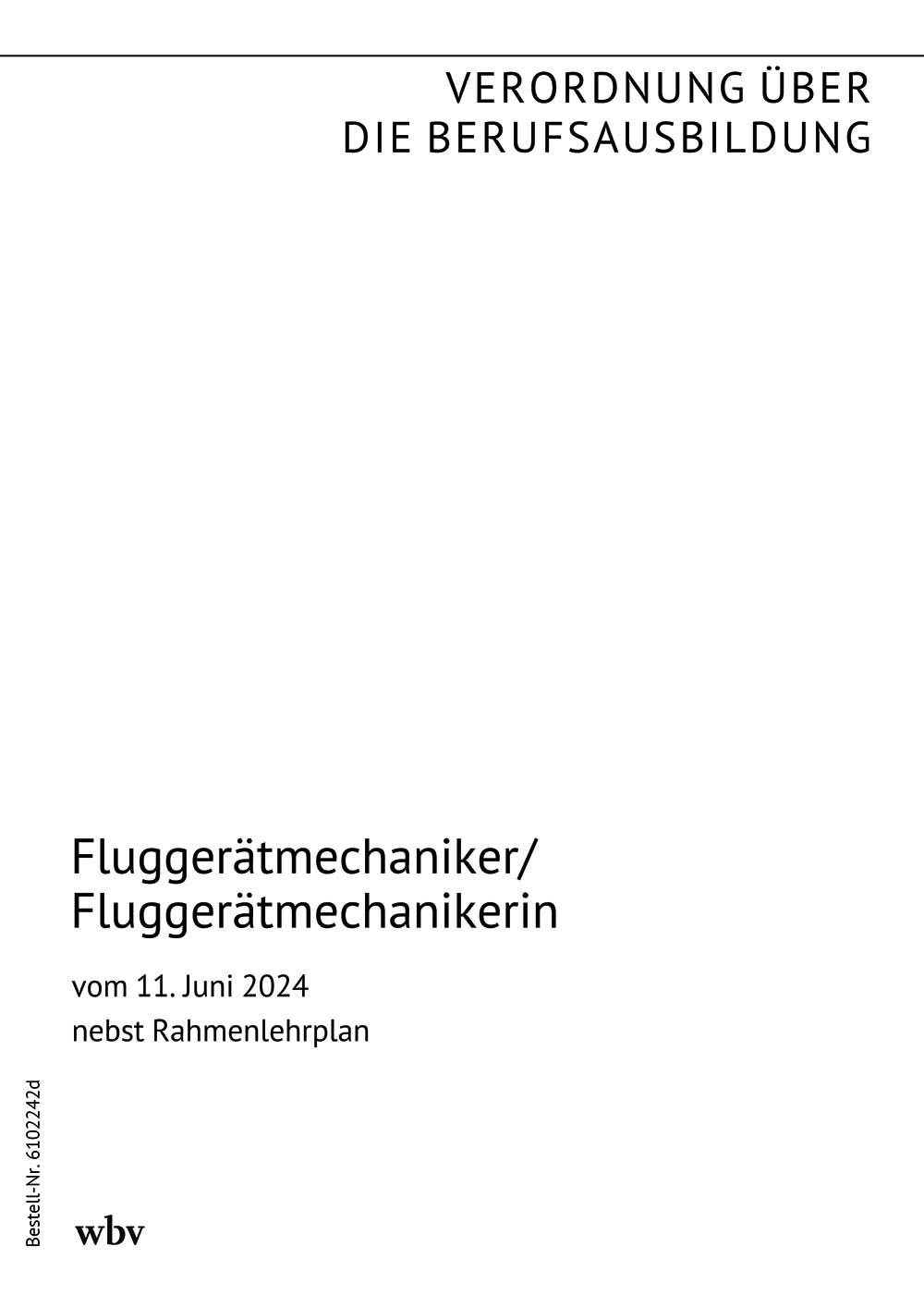 Fluggerätmechaniker/Fluggerätmechanikerin