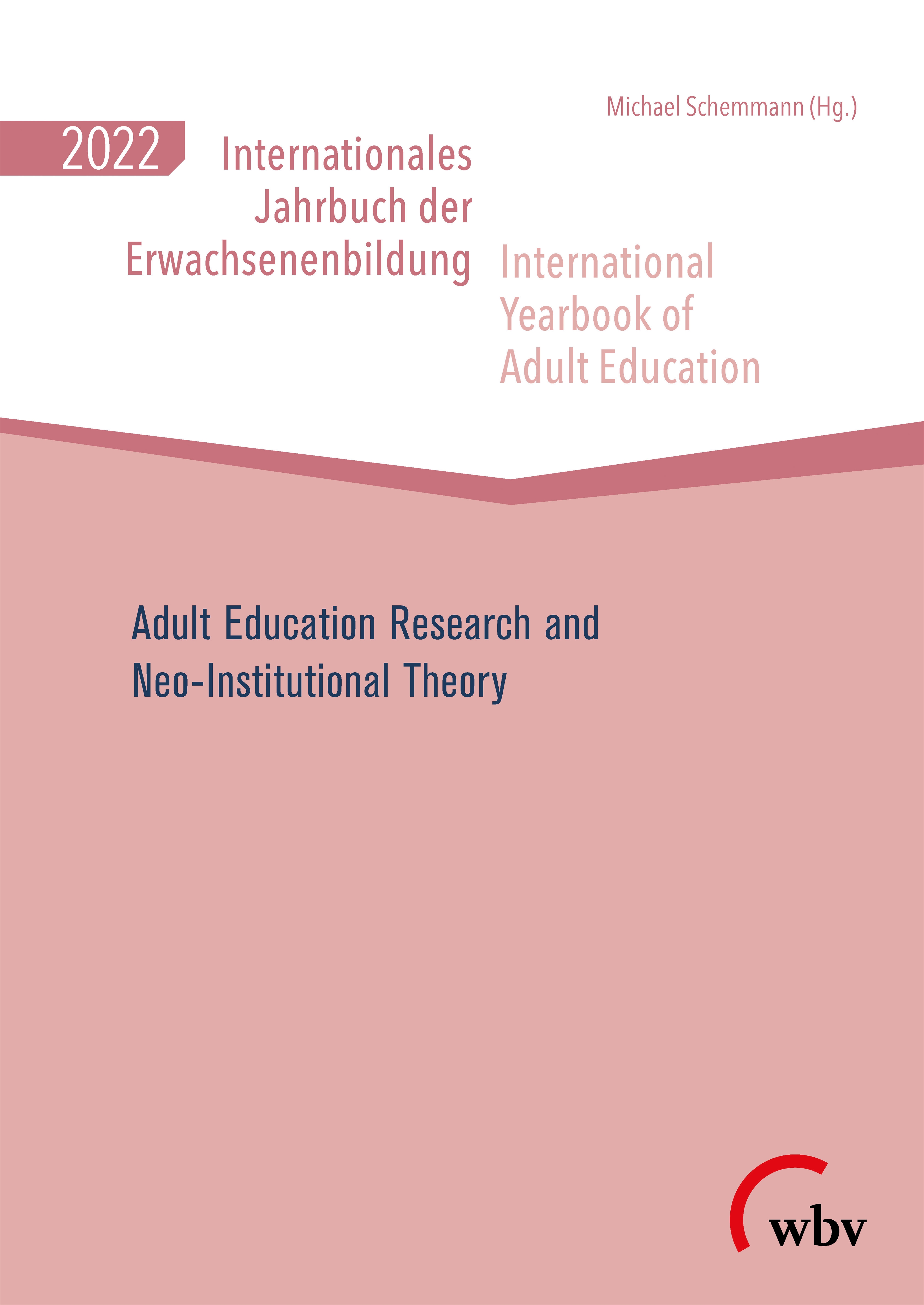 Internationales Jahrbuch der Erwachsenenbildung /International Yearbook of Adult Education 2022