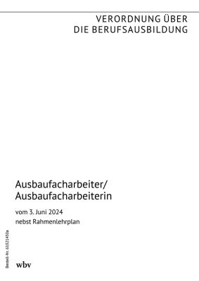 Ausbaufacharbeiter/Ausbaufacharbeiterin