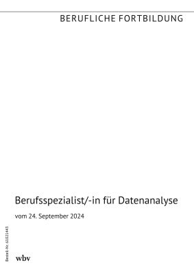 Berufsspezialist/-in für Datenanalyse