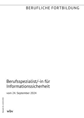 Berufsspezialist/-in für Informationssicherheit